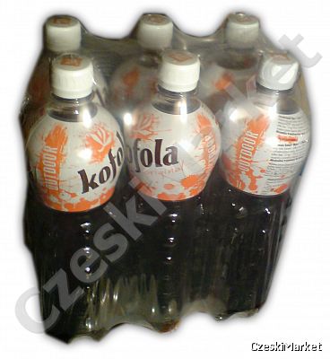 Zgrzewka 6 x Kofola Original w butelce sportowej outdoor 1 litr , 6 sztuk w opakowaniu producenta