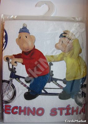 Koszulka Pat i Mat - serial Sąsiedzi na rowerze  - rowerzyści - rozm. M