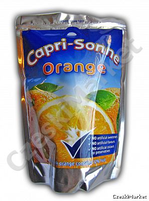 Napój pomarańczowo - cytrynowy, Capri Sonne - niegazowany