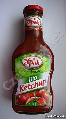 Ketchup keczup BIO - czeski - 530 g (aż 230 g pomidorów na 100 g ketchupu)