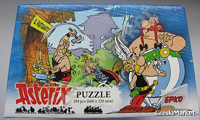 Puzzle panoramiczne Asteriksi Obeliks - 184 elem.