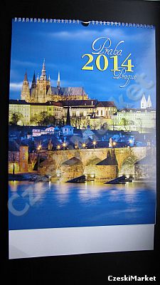 Zdjęcia Pragi (można oprawić) kalendarz ścienny 2014 - PRAGA - Czechy - piękne zdjęcia