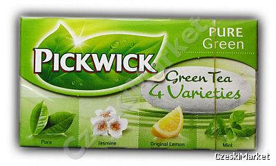 Pickwick - Zielona - Wariacja - herbata 4 w 1- Jaśmin, Cytryna, Mięta, Zielona