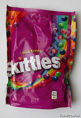 Skittles fioletowe - dzika porzeczka - 174 g