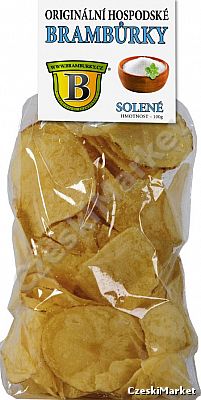 Oryginalne karczmowe bramburky Solone chipsy do piwa i jako przekąska 80 g bramburki