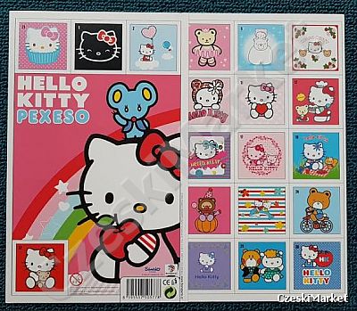 Pexeso pekseso bajka Hello Kitty - memo gra pamięciowa