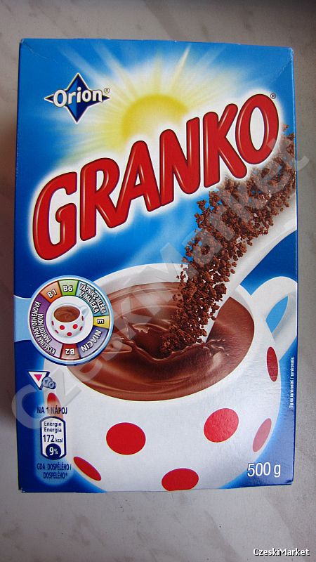 Granko 450 g - wysokiej jakości kakao - jak czekolada na gorąco i na zimno oraz do pieczenia Orion od 1979
