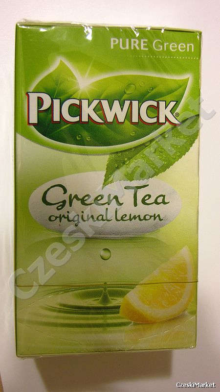 Pickwick - Zielona herbata z Cytryną i Trawą Cytrynową- orginal