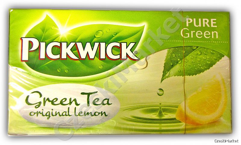 Pickwick - Zielona herbata z Cytryną i Trawą Cytrynową- orginal