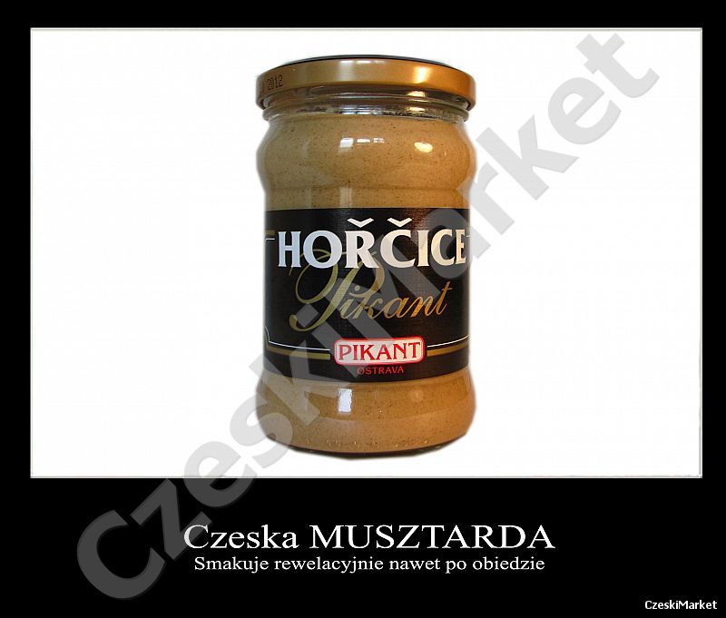 Musztarda czeska, Horcice, Pikant w słoiku, 280 g w szkle