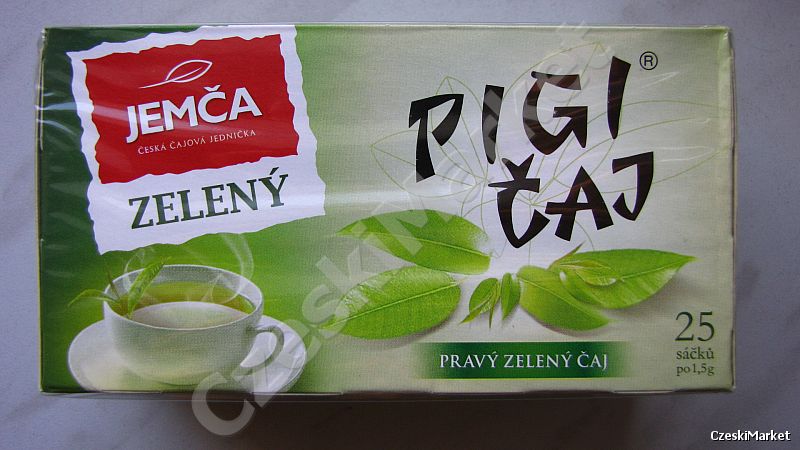Jemca - Pigi Caj - herbata zielona 100 % - 25 sztuk
