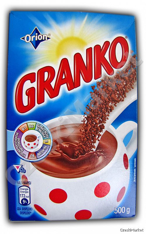 Granko 450 g - wysokiej jakości kakao - jak czekolada na gorąco i na zimno oraz do pieczenia Orion od 1979
