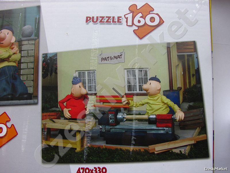 Puzzle 2 w 1 - Sąsiedzi Pat i Mat - 80 i 160 elem.
