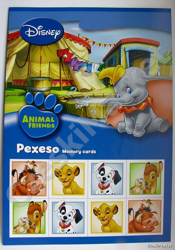 Pexeso - Disney Zwierzaki - memo