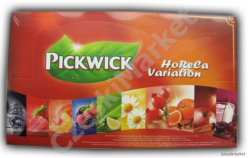 Zestaw Pickwick -w pudełku - wariacja 10 smaków (100 szt herbatek)