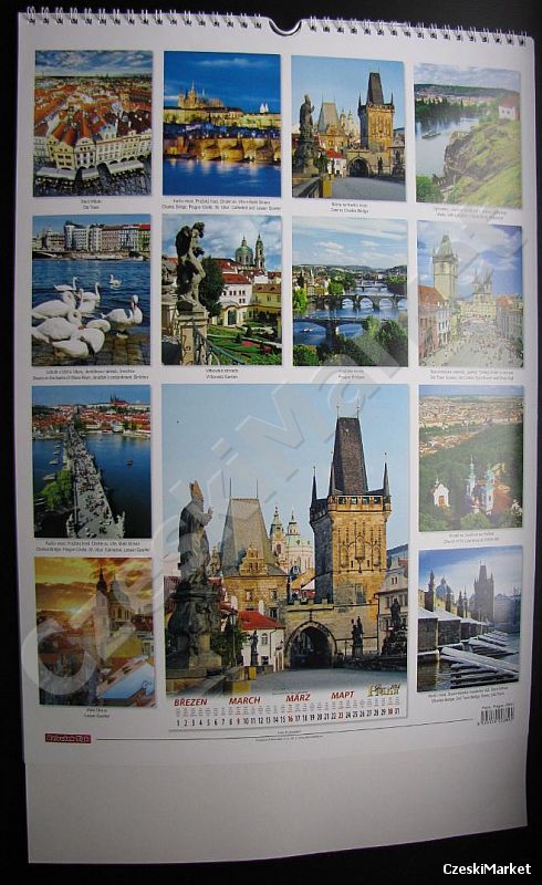 Praga Zdjęcia Pragi (można oprawić) kalendarz ścienny 2014 - PRAGA - Czechy - piękne zdjęcia