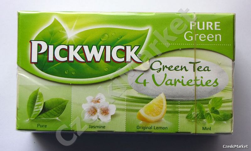 Pickwick - Zielona - Wariacja - herbata 4 w 1- Jaśmin, Cytryna, Mięta, Zielona