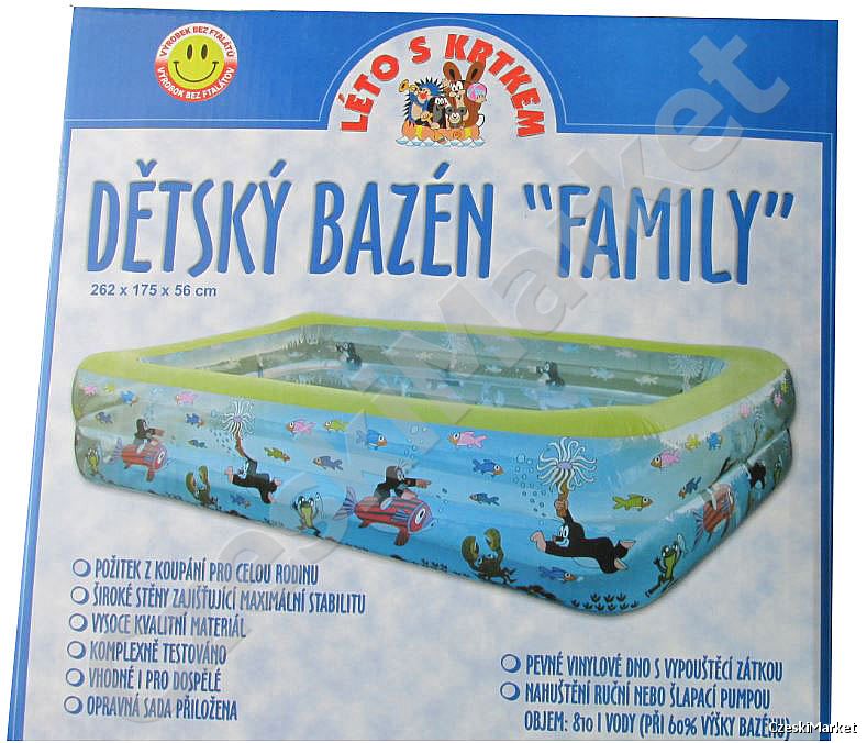 OSTATNIE SZTUKI Krecik - rodzinny basen dmuchany, wodne zabawy, relaks w wodzie - dla dzieci i dorosłych do ogrodu