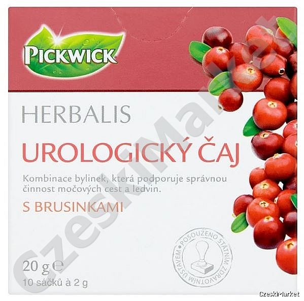 Pickwick Herbalis herbata ziołowa z żurawiną urologiczne dolegliwości
