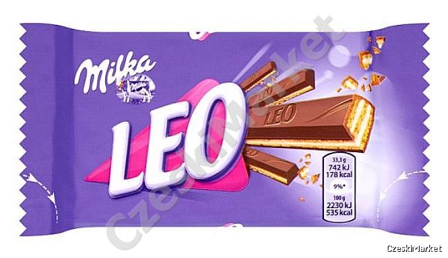TANIEJ Paczka 32 szt - Milka Leo wafelki w czekoladzie 33,3g