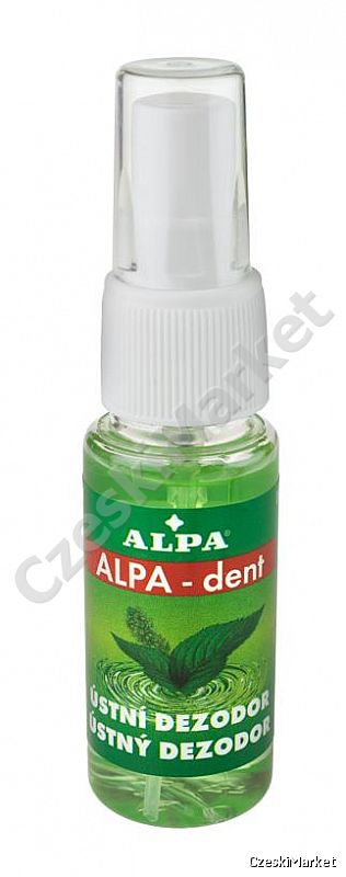 Alpa dent - mięta i eukaliptus Świeży Oddech - odświeżacz do ust dezodorant - odświeża nieświeży oddech