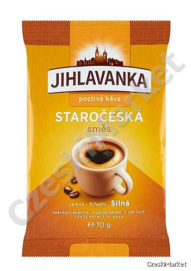 czeska znana Kawa Jihlavanka - Staroceska Smes 70 g