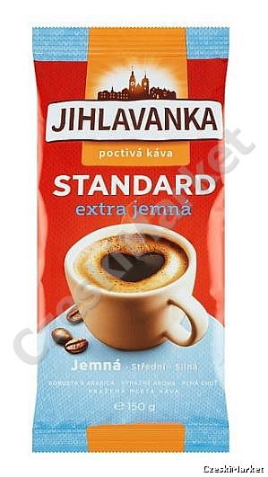 Kawa Jihlavanka Standard 150g - 90% Arabica i 10% Robusta - łagodna