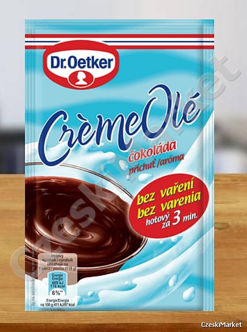 Paczka 6 x Krem Ole czekoladowy Dr.Oetker bez gotowania 3 porcje w 3 min