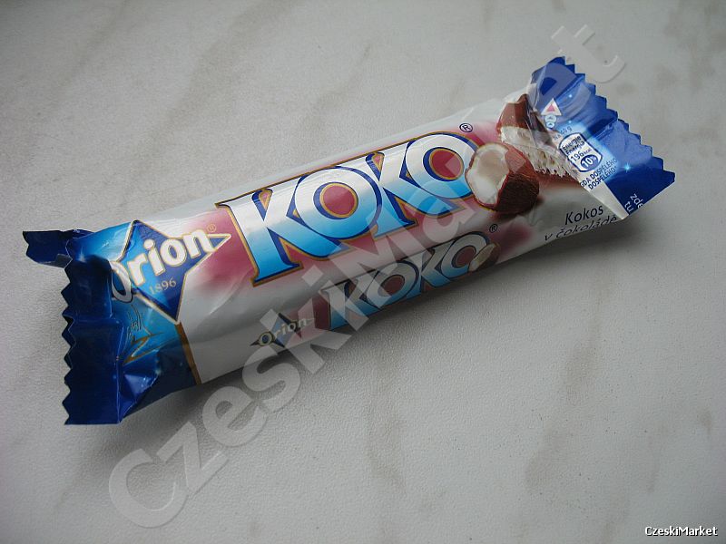 Baton kokosowy KOKO Orion -  kokos w mlecznej czekoladzie 35 g