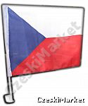 Flaga Czechy samochodowa na szybę 46 cm wysokość