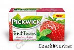 Pickwick - Fruit Fusion - truskawka i mięta (prawdziwe kawałki owoców) bez kofeiny