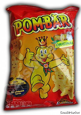 Pom - Bar Original - Misie do chrupania 50 g, chrupki w kształcie misia - bezglutenowe  bez glutenu