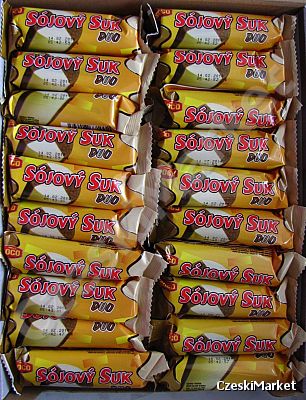 40 x Sojowy batonik - Sojove Suk - duo - cała paczka zawierające 40 szt batoników - taniej w paczce!