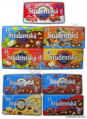 SUPER Zestaw 9 x czekolad Studentska w tym limitowane nowe smaki 2013/2014