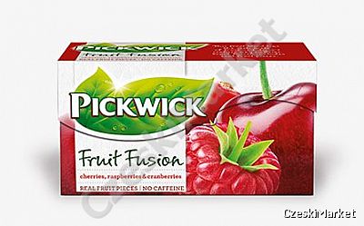 Pickwick - owocowy ogród - wiśnie, maliny, żurawiny, wiśnia , malina, żurawina Fruit Fusion