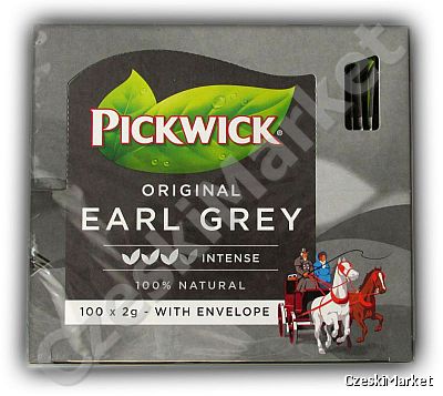 Pickwick - wyborna czarna herbata Earl Grey - 100 szt.