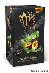 Biogena Majestic luksusowa herbata Śliwka / owoce Noni 50 g - 20 torebek
