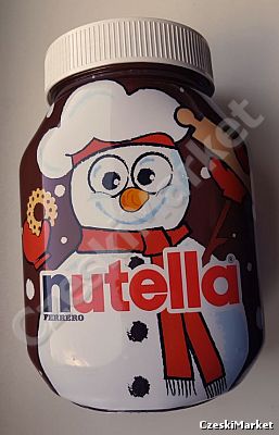 Okazja! dedykacja Specjalna Limitowana Nutella 1 kg w szklanym słoiku - BAŁWANEK