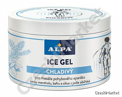 Alpa ICE GEL, żel, krem do masażu regeneracyjnego 250 ml chłodzący