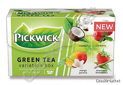 Pickwick - Herbata Zielona 4 w 1 wariacja - Mango Jaśmin i więcej