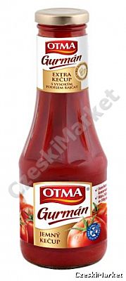 Otma Gurman Jemny Ketchup - czeski - łagodny - 310 g wysoka zawartość pomidorów