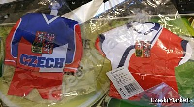Zawieszka Czechy - mini koszulka klubowa z przyssawką (różne wzory)