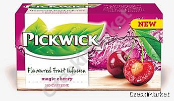 Pyszna herbata Pickwick Magiczna Wiśnia Magic Cherry - wiśniowa soczysta