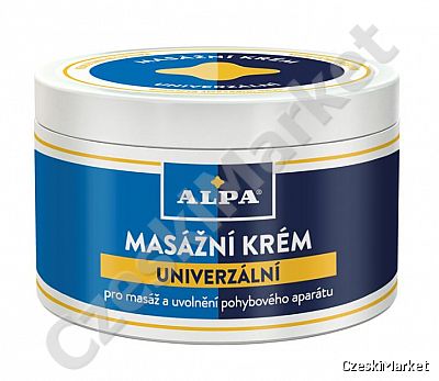 Alpa automasaż krem balsam z olejem mineralnym do masażu 250 ml - uniwersalny - daje ulgę mięśniom sport