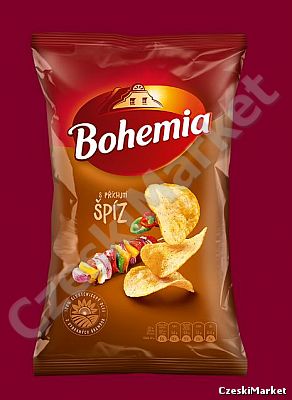 Chipsy Bohemia ze smakiem szaszłyk - 70 g
