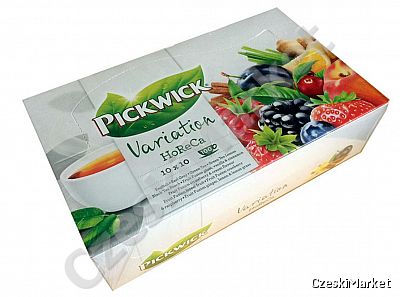 Zestaw NOWY Pickwick -w pudełku - wariacja 10 smaków (100 szt herbatek)