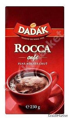 Kawa Dadak, Rocca, pełen, bogaty smak 250 g  Arabica i Robusta