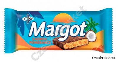 Baton Margot Orange pomarańcza - firma Orion 81 g ze skórką pomarańczową