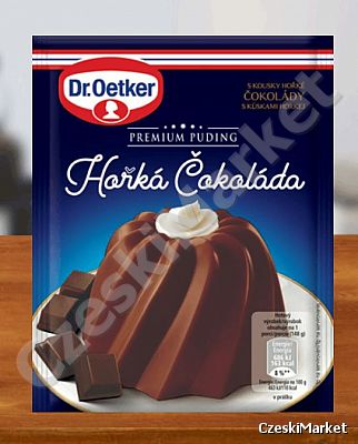 Budyń Premium puding Gorzka Czekolada 30 % Kakao Dr.Oetker pudding