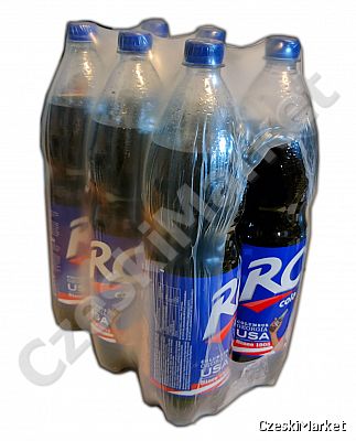 Zgrzewka - 6 x RC COLA 1,5 -  USA amerykański napój Royal Crown Cola